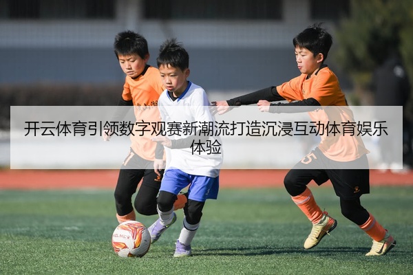 开云体育引领数字观赛新潮流打造沉浸互动体育娱乐体验